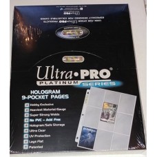 Ultra Pro - 100 Platinum Pages of 9 Pockets Binder Sheets